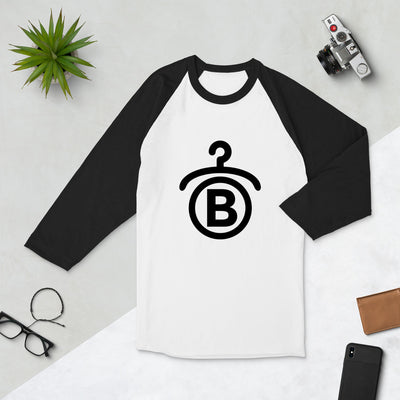 Women  boldhanger 3/4 sleeve raglan shirt