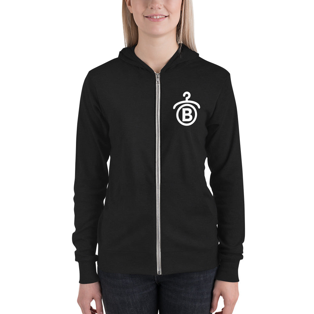 Women Boldhanger Unisex zip hoodie