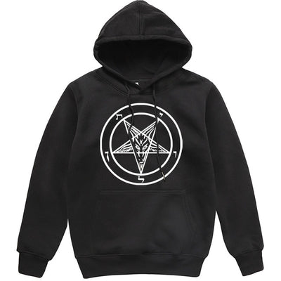 Pentagram Gothic Occult Satan New High Quality Men's Fashion Hoodies