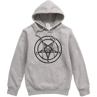Pentagram Gothic Occult Satan New High Quality Men's Fashion Hoodies