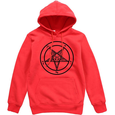 Pentagram Gothic Occult Satan New High Quality Men's Fashion Hoodies