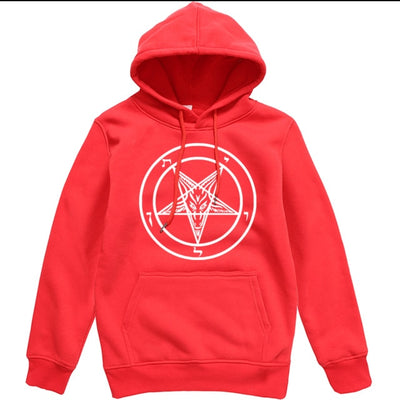 Pentagram Gothic Occult Satan New High Quality Men's Fashion Hoodies