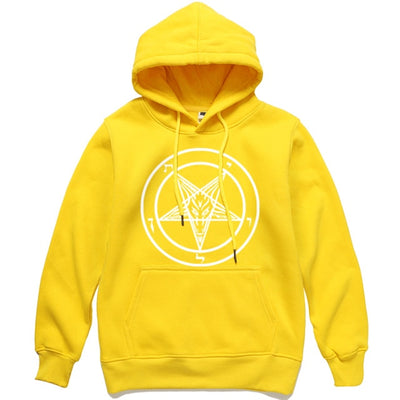 Pentagram Gothic Occult Satan New High Quality Men's Fashion Hoodies