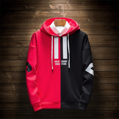 Single Road Mens Hoodies Fashion Casual Sweatshirts Male Hip Hop Yellow Hoodie Tracksuit Men