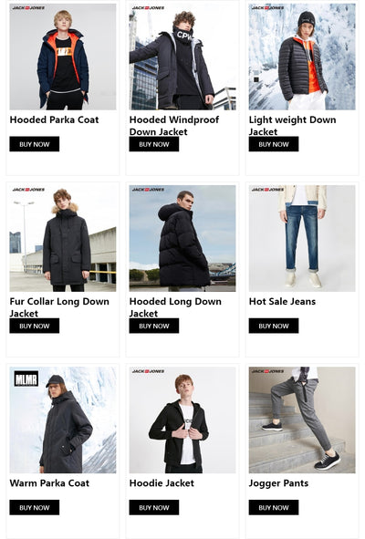 JackJones Men's Jacket Hoodies 2020 Brand New Fashion Menswear