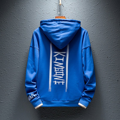 Single Road Mens Hoodies Fashion Casual Sweatshirts Male Hip Hop Yellow Hoodie Tracksuit Men